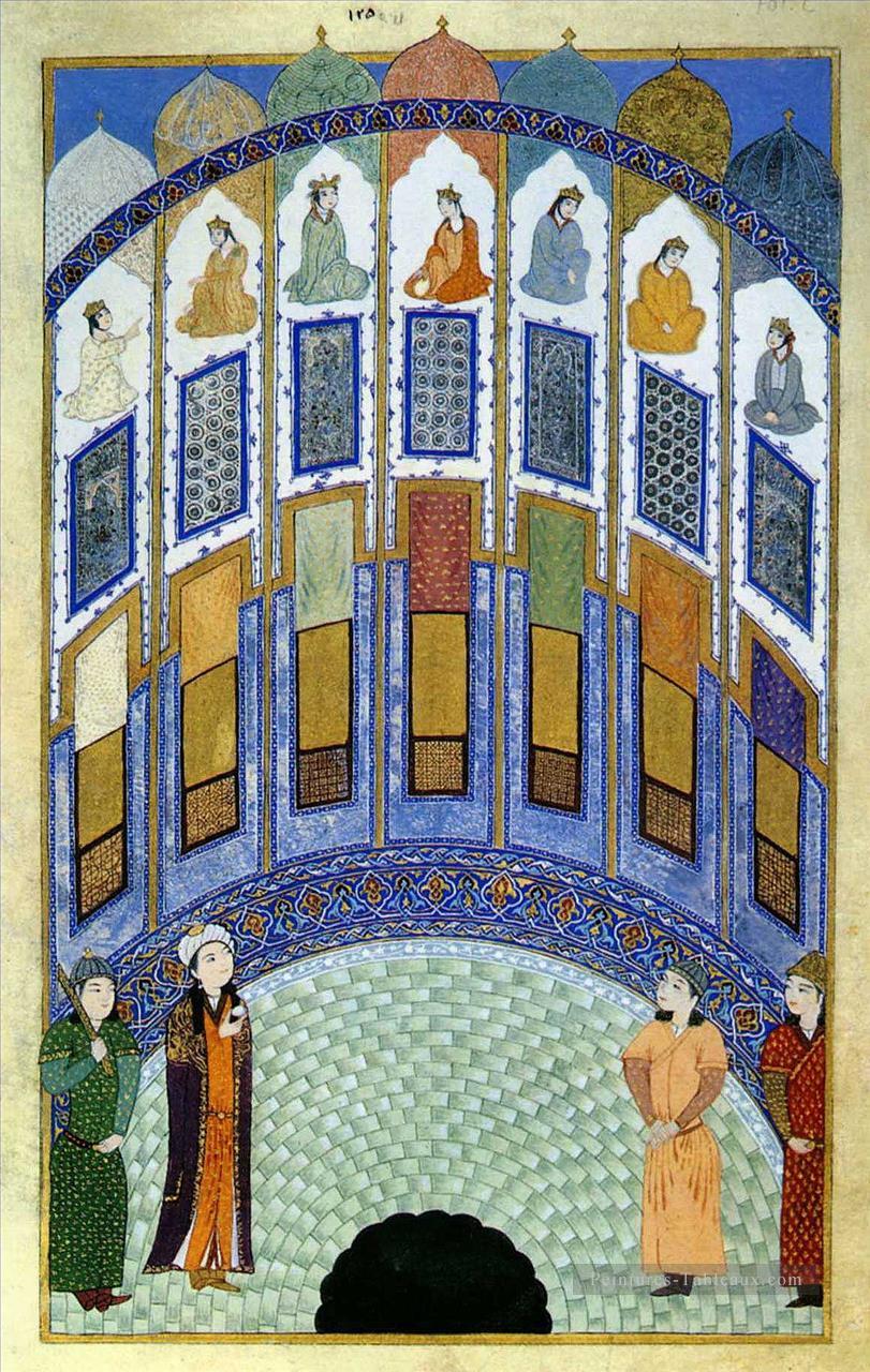 anthologie d’iskandar sultan sept pavillons religieux Islam Peintures à l'huile